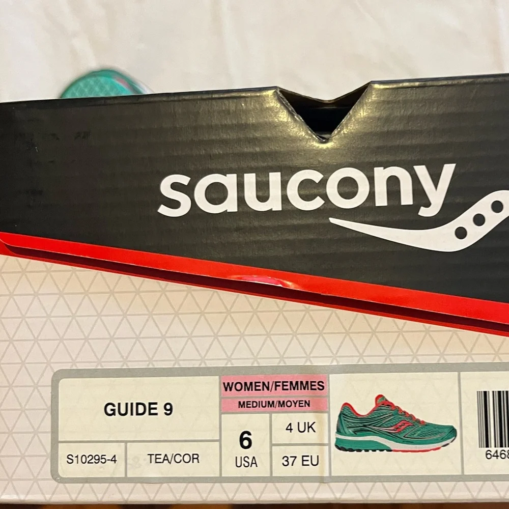 Saucony Women’s Guide 9 Green and Pink - Picture 9 of 9